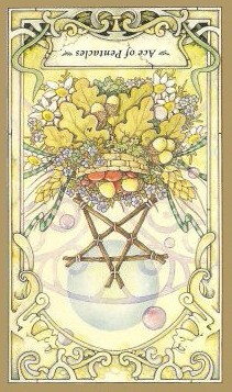 Ace of Pentacles - Inverted