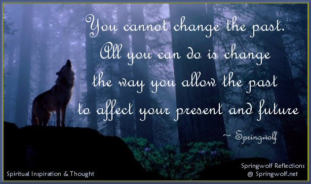 You Can't Change The Past, But...