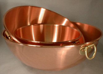 Copper Mixing Bowls