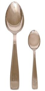 Tablespoon (left) and Teaspoon (right)