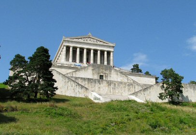 King Ludwig I had a replica of Valhalla build Walhalla constructed between 1830 and 1842 