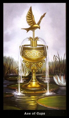 The Steampunk Tarot by Aly Fell - Ace of Cups