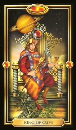 The Gilded Tarot by Ciro Marchetti - King of Cups
