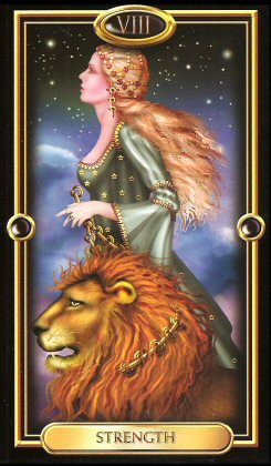 The Gilded Tarot by Ciro Marchetti - Strength VIII