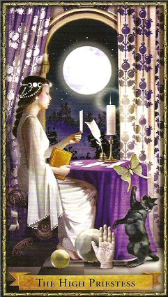 Wizards Tarot by John J. Blumen - The High Priestess