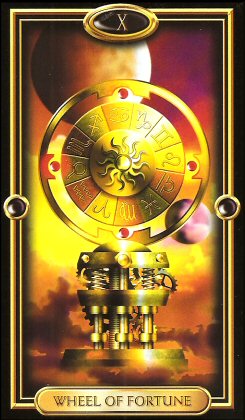 The Gilded Tarot by Ciro Marchetti - Wheel of Fortune X