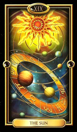The Gilded Tarot by Ciro Marchetti - The Sun XIX