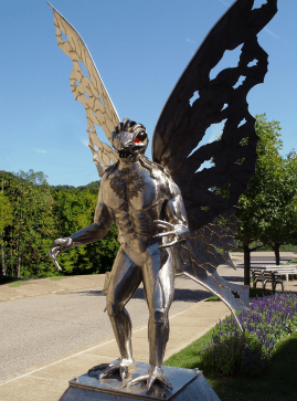 The Mothman Statue in Mount Pleasant 